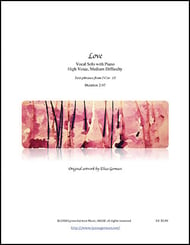 Love Vocal Solo & Collections sheet music cover Thumbnail